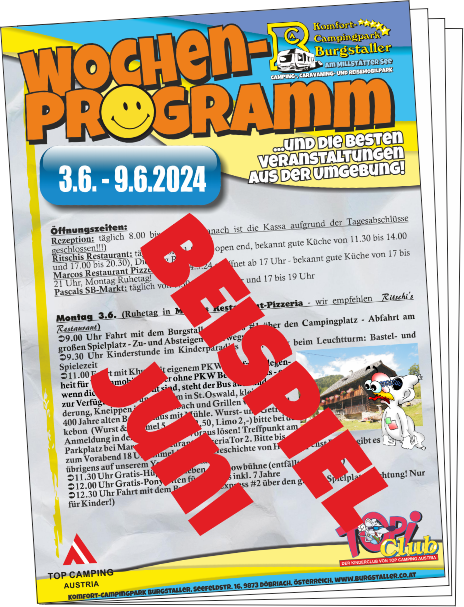 Programmbeispiel Vorsaison